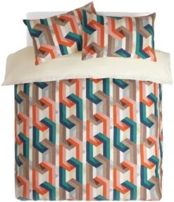 Habitat Cotton Chain Print Multicolor Bedding Set - Single -Home Sales Store 2997733 R Z003A