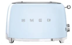 Smeg TSF01PBUK 50's Style Retro 2 Slice Toaster - Blue