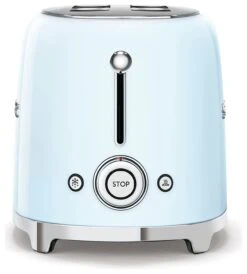Smeg TSF01PBUK 50's Style Retro 2 Slice Toaster - Blue -Home Sales Store 3033373 R Z003A