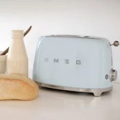 Smeg TSF01PBUK 50's Style Retro 2 Slice Toaster - Blue -Home Sales Store 3033373 R Z005A
