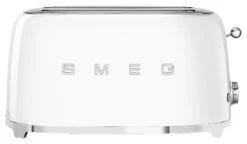 Smeg TSF02WHUK 50's Style Retro 4 Slice Toaster - White