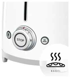 Smeg TSF02WHUK 50's Style Retro 4 Slice Toaster - White -Home Sales Store 3033438 R Z004A