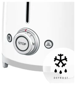 Smeg TSF02WHUK 50's Style Retro 4 Slice Toaster - White -Home Sales Store 3033438 R Z005A
