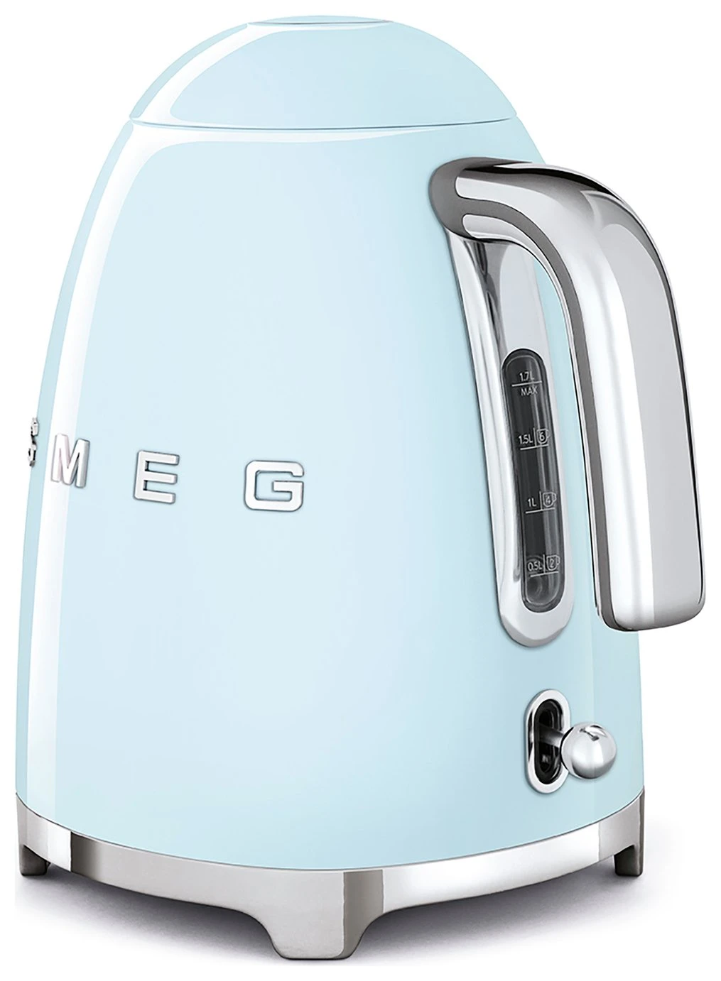 Smeg KLF03PBUK 50's Style Retro Kettle - Blue 4 Smeg KLF03PBUK 50's Style Retro Kettle - Blue - Image 3