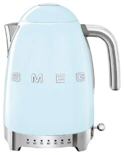 Smeg 50's Style Retro Variable Temperature Kettle - Blue