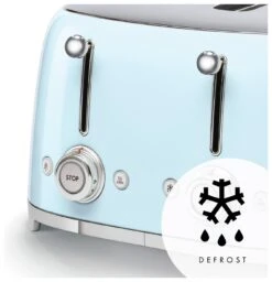 Smeg TSF03PBUK 50's Style Retro 4 Slice Toaster - Blue -Home Sales Store 3034004 R Z008A