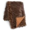Habitat Faux Fur Throw - Brown - 125x150cm -Home Sales Store 3035591 R Z001A