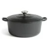Habitat 5.3 Litre Cast Iron Casserole Dish - Black 2 Habitat 5.3 Litre Cast Iron Casserole Dish - Black -Home Sales Store 3065358 R Z001A