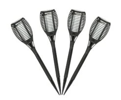Garden By Sainsbury's Solar Dancing Flame Torch - 4 Pack -Home Sales Store 3066113 R Z003A