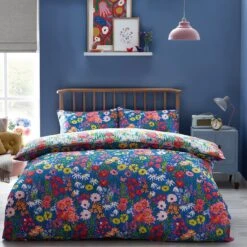 Furn Wild Meadow Floral Blue Bedding Set - Single 7 Furn Wild Meadow Floral Blue Bedding Set - Single -Home Sales Store 3066405 R Z003A