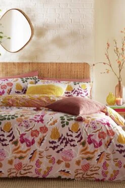 Furn Protea Abstract Floral Pink Bedding Set - Single 9 Furn Protea Abstract Floral Pink Bedding Set - Single -Home Sales Store 3066577 R Z004A