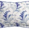 V&A Cotton 200 TC Baroque Patterned Pillowcase - Blue -Home Sales Store 3069323 R Z001A