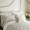 V&A Cotton Aarya Indian Paisley White Bedding Set - Double 1 V&A Cotton Aarya Indian Paisley White Bedding Set - Double -Home Sales Store 3069471 R Z001A
