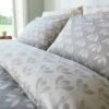 Scion Cotton Snowdrop Flower Grey Bedding Set - Single -Home Sales Store 3069529 R Z001A