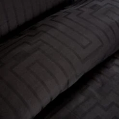 Bianca Cotton 180 TC Geometric Black Bedding Set - Double 9 Bianca Cotton 180 TC Geometric Black Bedding Set - Double -Home Sales Store 3080450 R Z004A