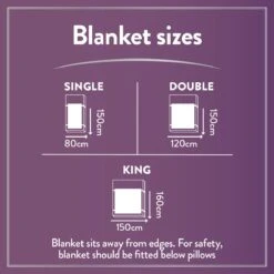 Slumberdown Comfy Cosy Nights Electric Blanket-King -Home Sales Store 3082070 R Z008A