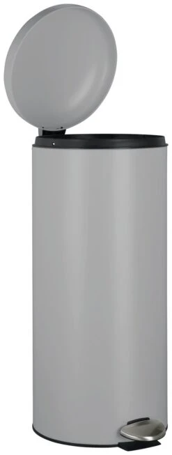 Habitat 30 Litre Round Kitchen Pedal Bin - Matt Grey 9 Habitat 30 Litre Round Kitchen Pedal Bin - Matt Grey -Home Sales Store 3083952 R Z002A