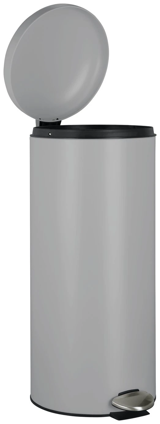 Habitat 30 Litre Round Kitchen Pedal Bin - Matt Grey 5 Habitat 30 Litre Round Kitchen Pedal Bin - Matt Grey - Image 3