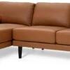 Habitat Jackson Leather Left Corner Chaise Sofa - Tan -Home Sales Store 3102486 R Z001A