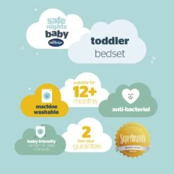 Silentnight Safe Nights Anti Allergy Duvet & Pillow -Cot Bed -Home Sales Store 3112012 R Z009A