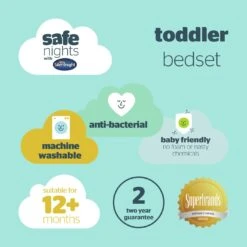 Silentnight Safe Nights Anti Allergy Duvet & Pillow -Cot Bed -Home Sales Store 3112012 R Z010A