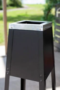 La Hacienda Contemporary Silver Top Chimenea -Home Sales Store 3114986 R Z004A