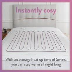 Slumberdown Warm Hugs Electric Blanket - Small Double 18 Slumberdown Warm Hugs Electric Blanket - Small Double -Home Sales Store 3150658 R Z006A