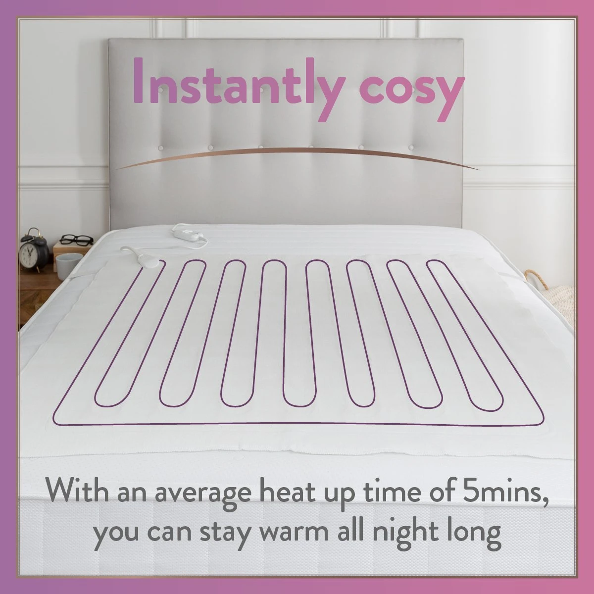 Slumberdown Warm Hugs Electric Blanket - Small Double 8 Slumberdown Warm Hugs Electric Blanket - Small Double - Image 6