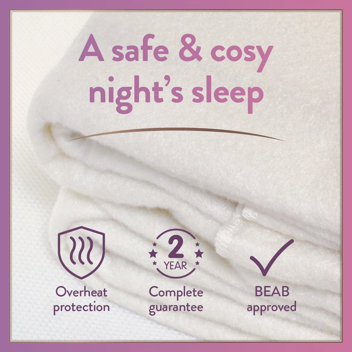 Slumberdown Warm Hugs Electric Blanket - Small Double 12 Slumberdown Warm Hugs Electric Blanket - Small Double - Image 10