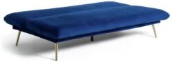 Habitat Matteo 2 Seater Velvet Clic Clac Sofa Bed - Blue -Home Sales Store 3152027 R Z003A