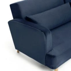 Habitat Andy Left Corner Velvet Clic Clac Sofa Bed - Navy -Home Sales Store 3159491 R Z009A