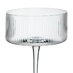 Habitat Ribbed Set Of 4 Champagne Coupe Glasses 10 Habitat Ribbed Set Of 4 Champagne Coupe Glasses -Home Sales Store 3186055 R Z003A