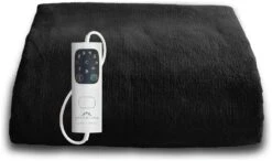 Dreamland Snuggle Up Black Heated Throw - Large -Home Sales Store 3243699 R Z009A