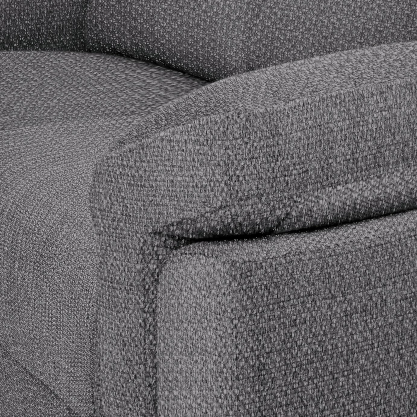 Habitat Florence Fabric 2 Seater Sofa - Grey 8 Habitat Florence Fabric 2 Seater Sofa - Grey - Image 6