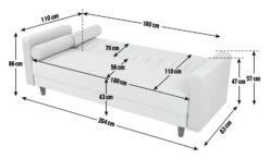 Habitat Preston Clic Clac Velvet Sofa Bed - Navy 24 Habitat Preston Clic Clac Velvet Sofa Bed - Navy -Home Sales Store 3249387 R E001