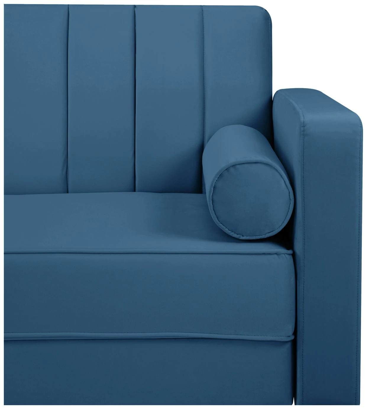 Habitat Preston Clic Clac Velvet Sofa Bed - Navy 18 Habitat Preston Clic Clac Velvet Sofa Bed - Navy - Image 16