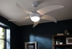 Habitat Manhattan Ceiling Fan - White -Home Sales Store 3262931 R Z001C