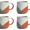 Habitat Dipped Speckle Set Of 4 Mugs 2 Habitat Dipped Speckle Set Of 4 Mugs -Home Sales Store 3268715 R Z001A