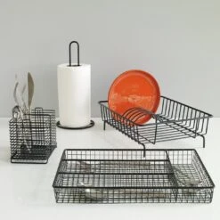 Habitat Nevin Metal Kitchen Equipment - Set Of 4 -Home Sales Store 3299643 R Z002A