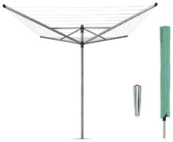 Brabantia 60m Lift-O-Matic Washing Line With Ground Spike