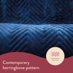 Dreamland Deluxe Velvet Royal Blue Heated Throw - Large -Home Sales Store 3340901 R Z005A 1