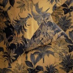 Habitat Palm Floral Print Mustard Bedding Set - Single -Home Sales Store 3344457 R Z002C