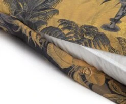 Habitat Palm Floral Print Mustard Bedding Set - Single -Home Sales Store 3344457 R Z004A