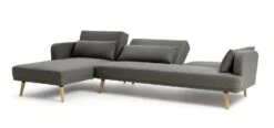 Habitat Andy Left Corner Fabric Clic Clac Sofa Bed - Grey -Home Sales Store 3361928 R Z005A