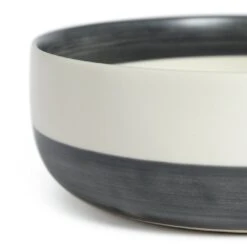 Habitat Artisan Stripe Stoneware Serving Bowl 11 Habitat Artisan Stripe Stoneware Serving Bowl -Home Sales Store 3365481 R Z002A