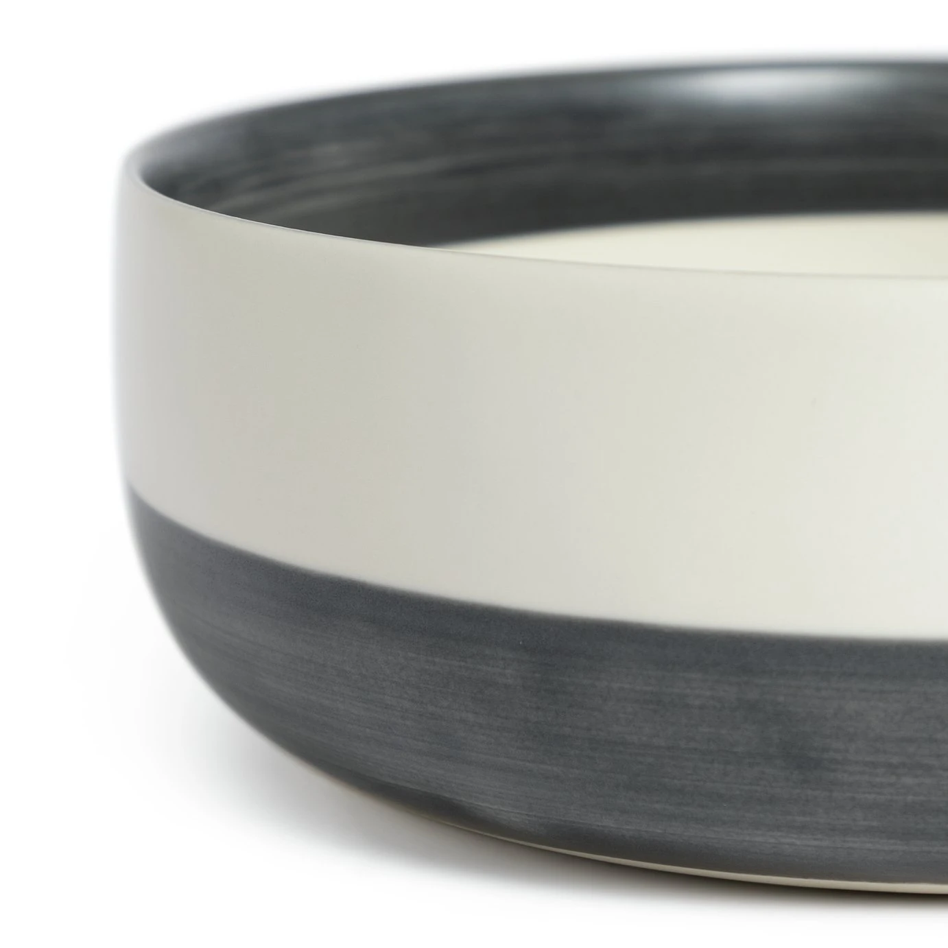 Habitat Artisan Stripe Stoneware Serving Bowl 5 Habitat Artisan Stripe Stoneware Serving Bowl - Image 3