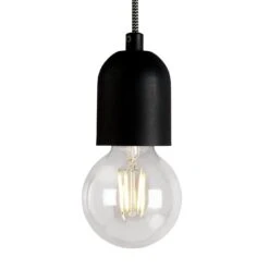 Habitat Pendant Ceiling Light - Matte Black & Herringbone -Home Sales Store 3449802 R Z003A