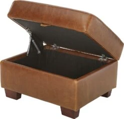 Habitat Salisbury Leather Storage Footstool - Tan -Home Sales Store 3575752 R Z004A UC17677558