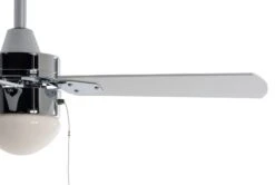 Habitat Ceiling Fan - Chrome & White -Home Sales Store 3611506 R Z003A