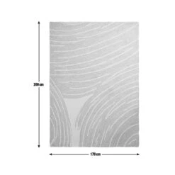 Habitat Hand Tufted Wool & Cotton Rug - Natural -120X170cm -Home Sales Store 3636574 R Z001E